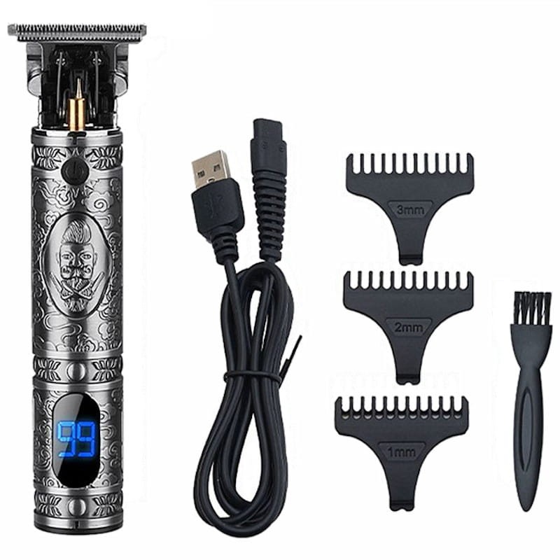 Aparador Profissional Silversmart Barba e Cabelo Silver - Item1