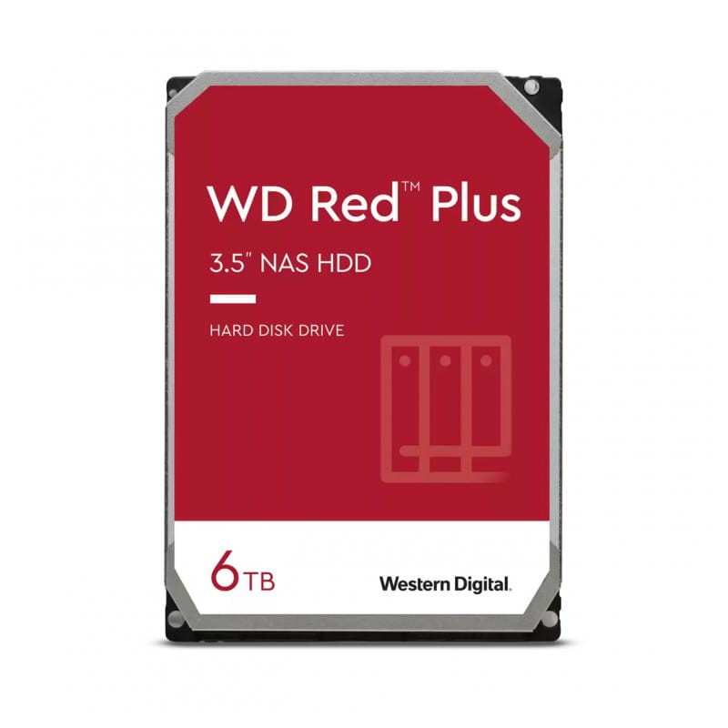 Western Digital Red Plus WD60EFPX 3.5 pulgadas 6 TB SATA - Disco duro HDD - Ítem