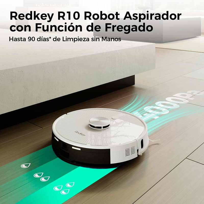 RedKey R10 - Aspirador Robô 2 em 1 + Base autoesvaziante - Item5