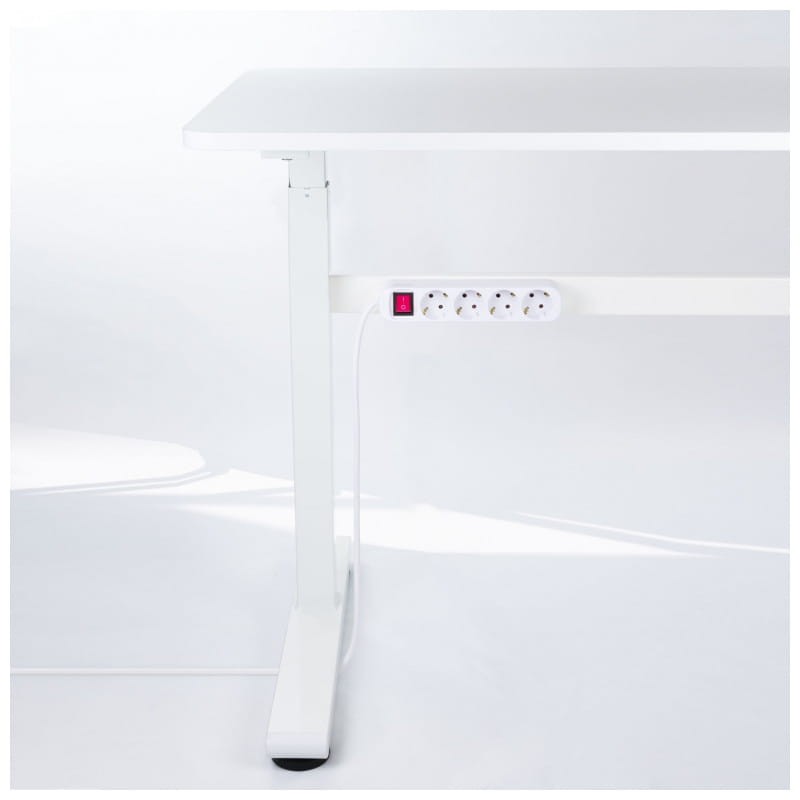 Régua de alimentação de 4 tomadas Nanocable com interruptor 1.4m Branco - Item4
