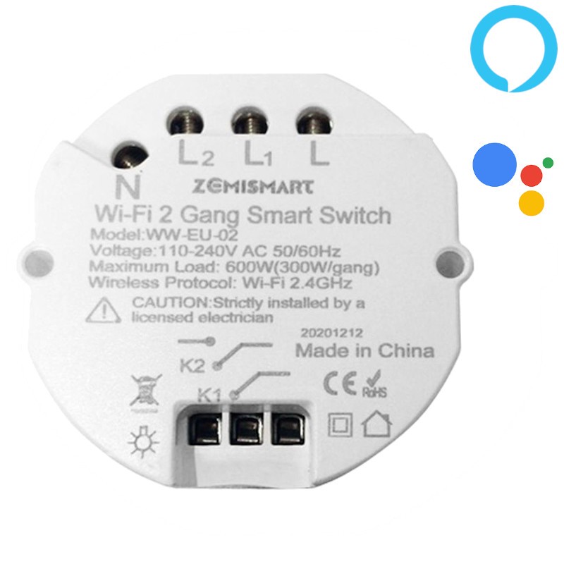 Comprar Interruptor Inteligente Zemismart DS101 Triple - WiFi