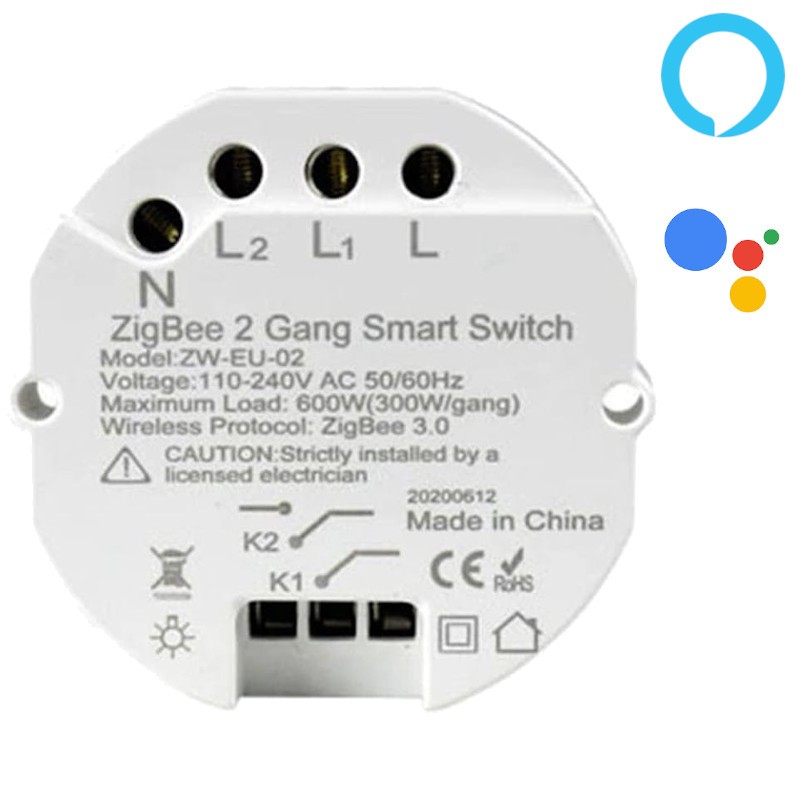 Relé Inteligente Zemismart Zigbee 3.0 Duplo - Item