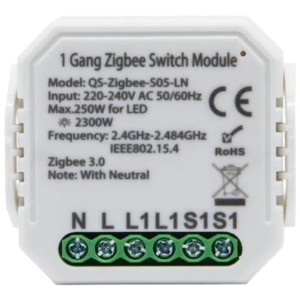 Relais S05 Zigbee avec Neutre Tuya Smart