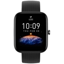 vista frontal del Amazfit Bip 3 Pro Negro