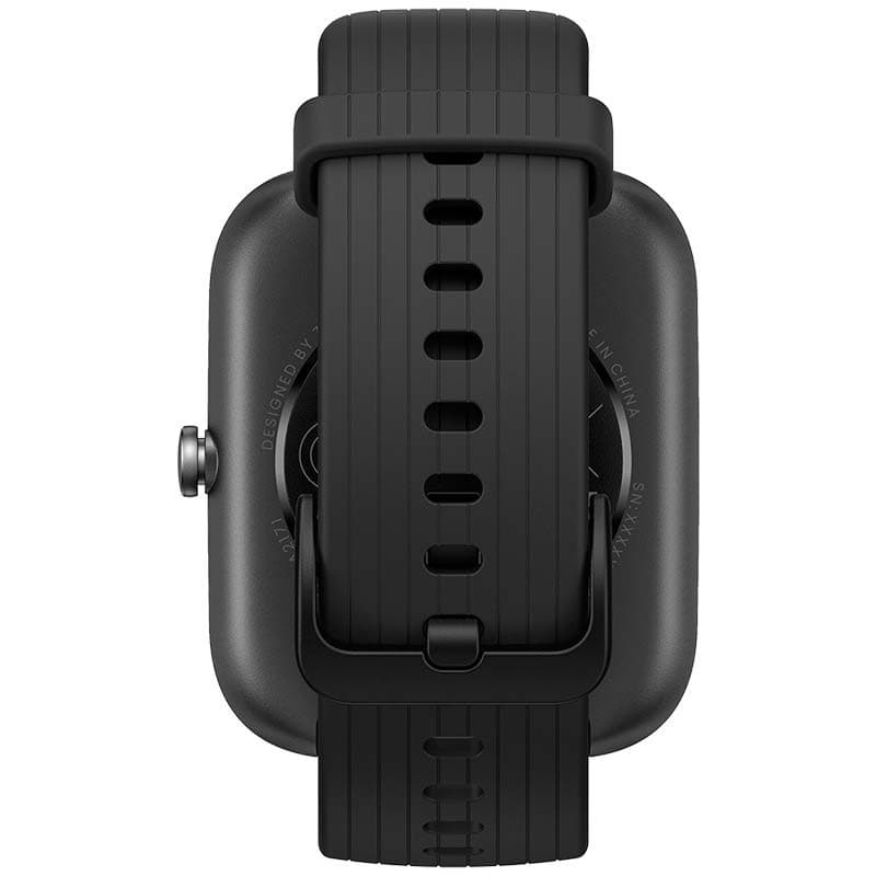 vista trasera del Amazfit Bip 3 Pro Negro