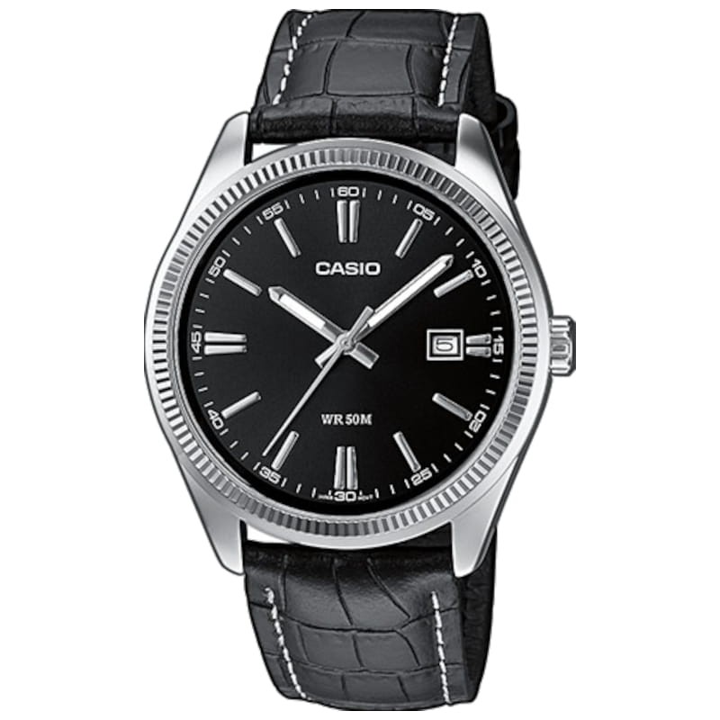 Casio MTP-1302PL-1AVEF Collection Men Reloj Analógico Negro - Ítem1