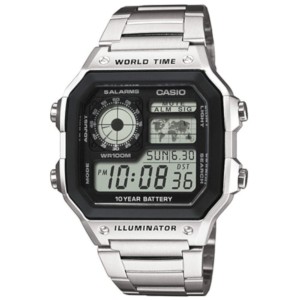 Casio AE-1200WHD-1AVEF Collection Montre Digitale Homme Argent