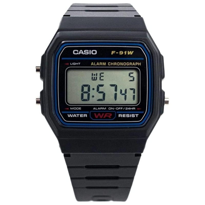 Casio F-91W-1YEG Collection Men Reloj Digital Preto - Item1