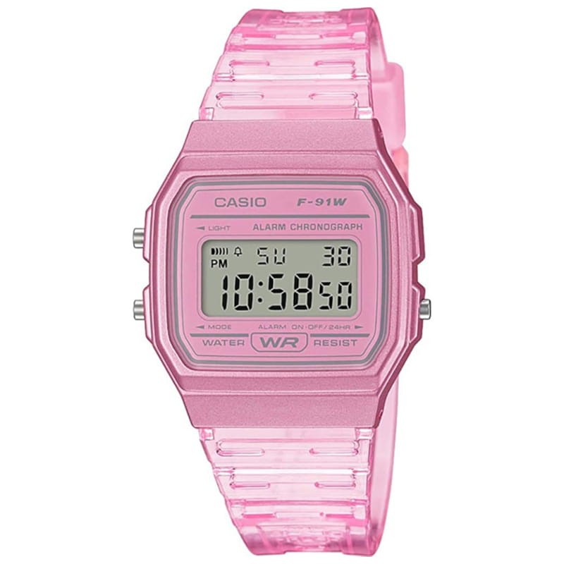 Casio F-91WS-4EF Collection Women Relógio Digital Rosa - Item