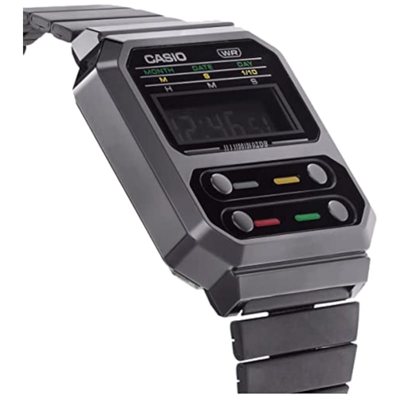 Casio A100WEGG-1AEF Vintage Iconic Reloj Digital Gris y Negro - Ítem1