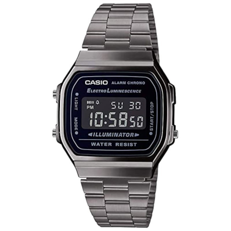 Casio A168WEGG-1BEF Montre numérique argentée emblématique vintage - Ítem