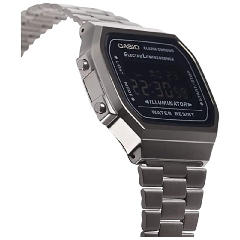 Casio A168WEGG-1BEF Montre numérique argentée emblématique vintage - Ítem1