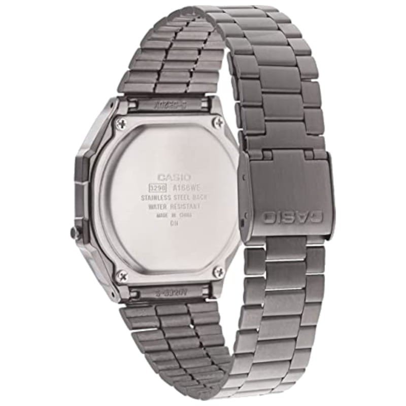 Casio A168WEGG-1BEF Montre numérique argentée emblématique vintage - Ítem4