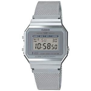 Casio A700WEM-7AEF Vintage Iconic Reloj Digital Plata