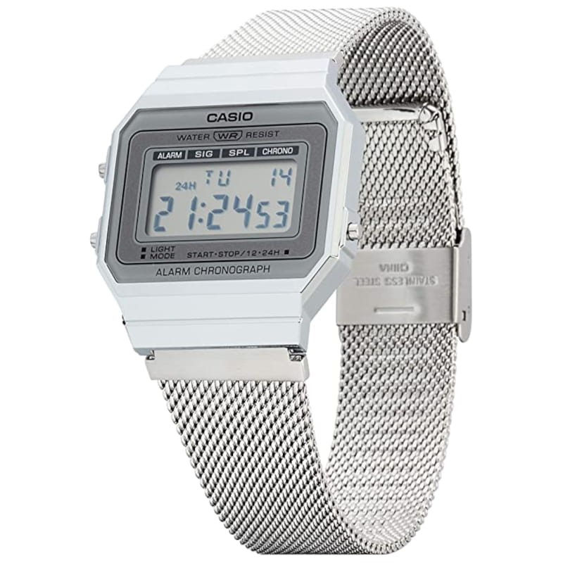 Casio A700WEM-7AEF Montre numérique argentée emblématique vintage - Ítem1