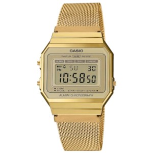 Casio A700WEMG-9AEF Vintage Iconic Relógio Digital Dourado