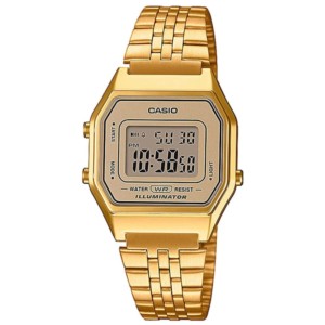Casio LA680WEGA-9ER Vintage Iconic Relógio Digital Dourado