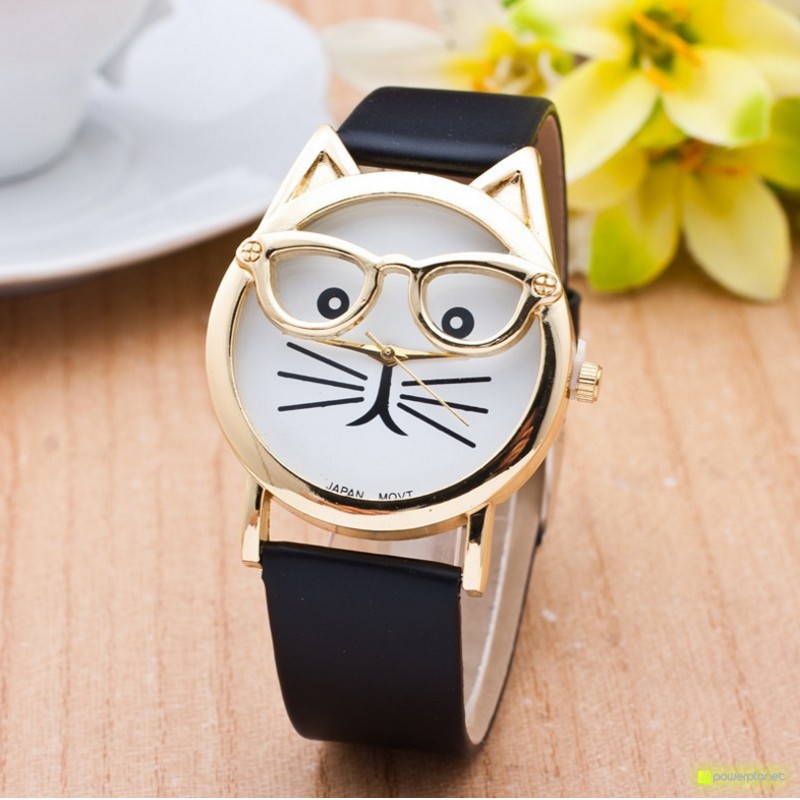 Reloj Hipster Cat