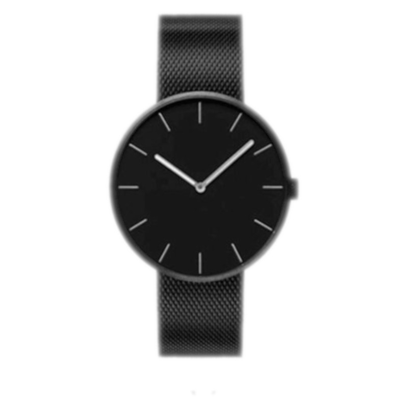 Reloj Xiaomi TwentySeventeen Fashion Quartz Watch 316L Negro / Correa Metal Milanesa Negra