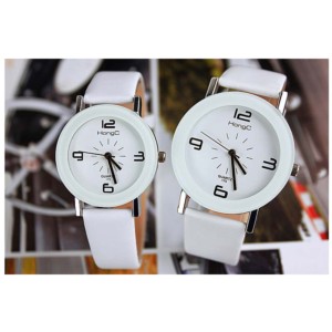 Analogical Clock for Men White Dial Yazole 175