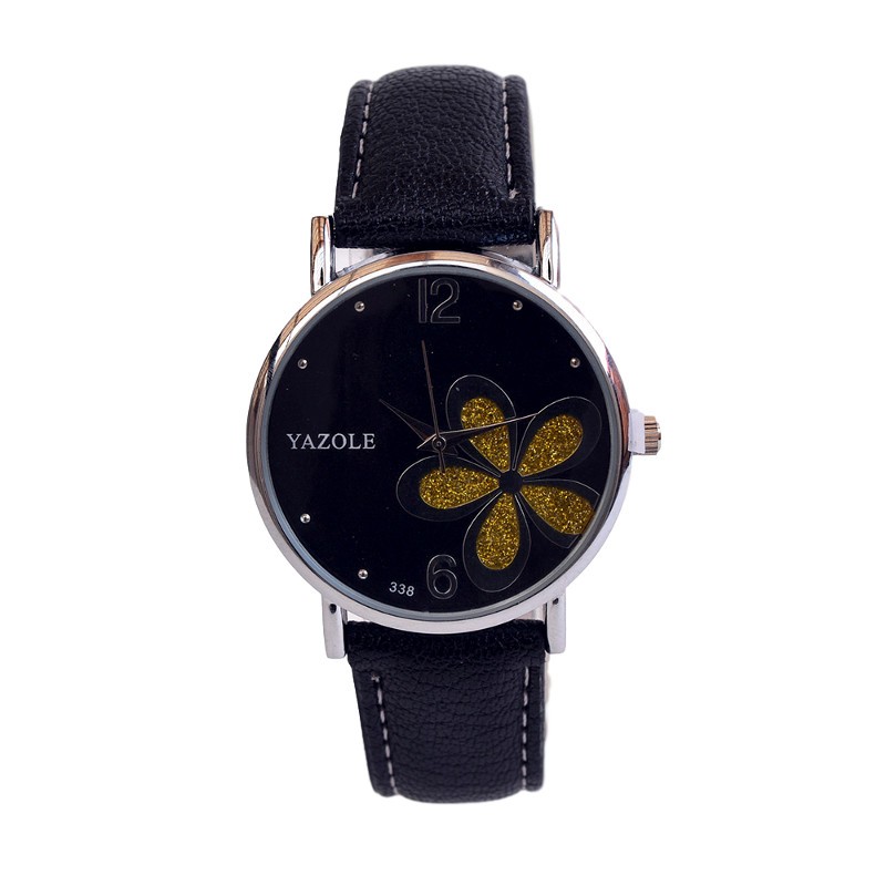Reloj de Mujer Flower Power Negro