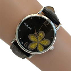 Reloj de Mujer Flower Power Negro - Ítem1