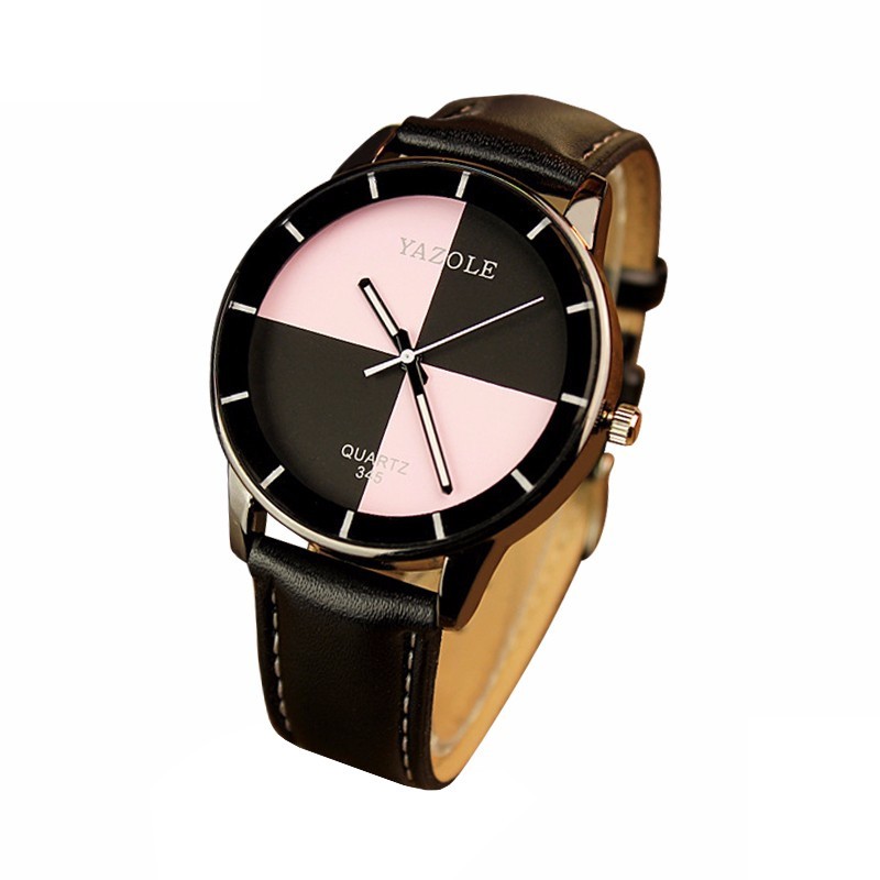 Reloj Analógico de Mujer Rosa Yazole 345