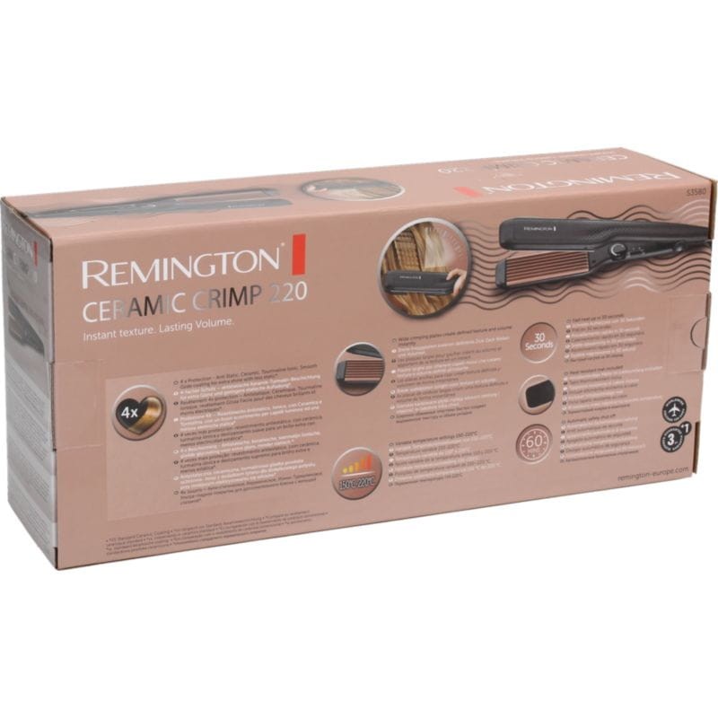 Remington S 3580 Negro/Rosa - Plancha alisadora y rizadora - Ítem3