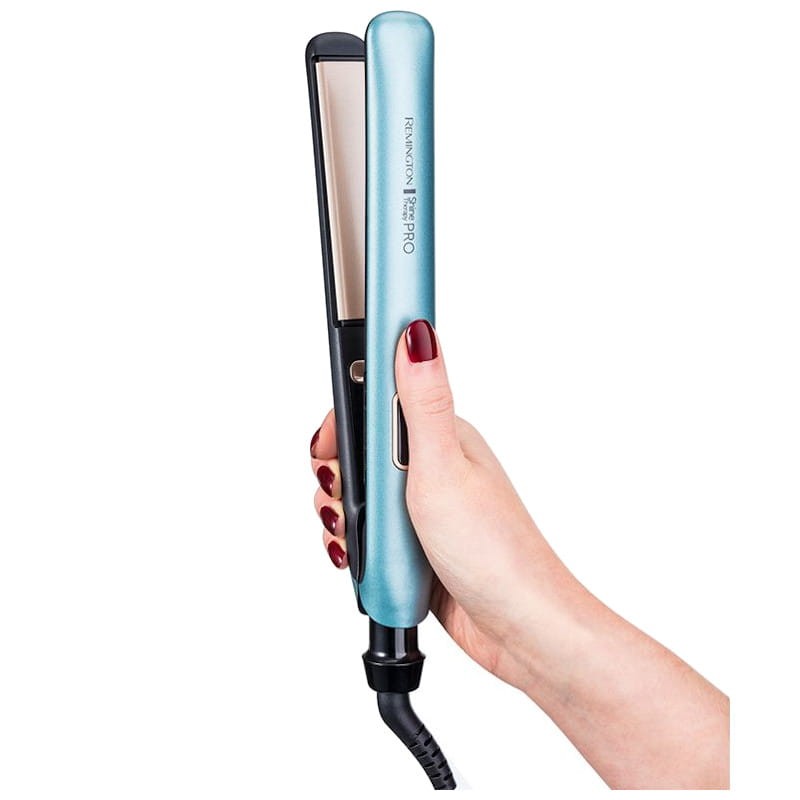 Alisador Remington Shine Therapy Pro Preto/Azul - Item1