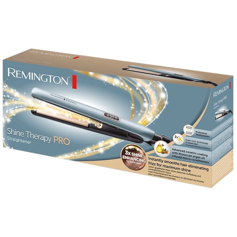Alisador Remington Shine Therapy Pro Preto/Azul - Item2