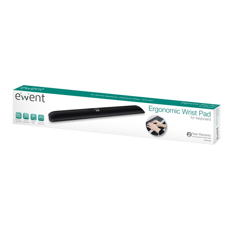 Reposa Muñecas de Teclado Ewent EW3180 Negro - Ítem2