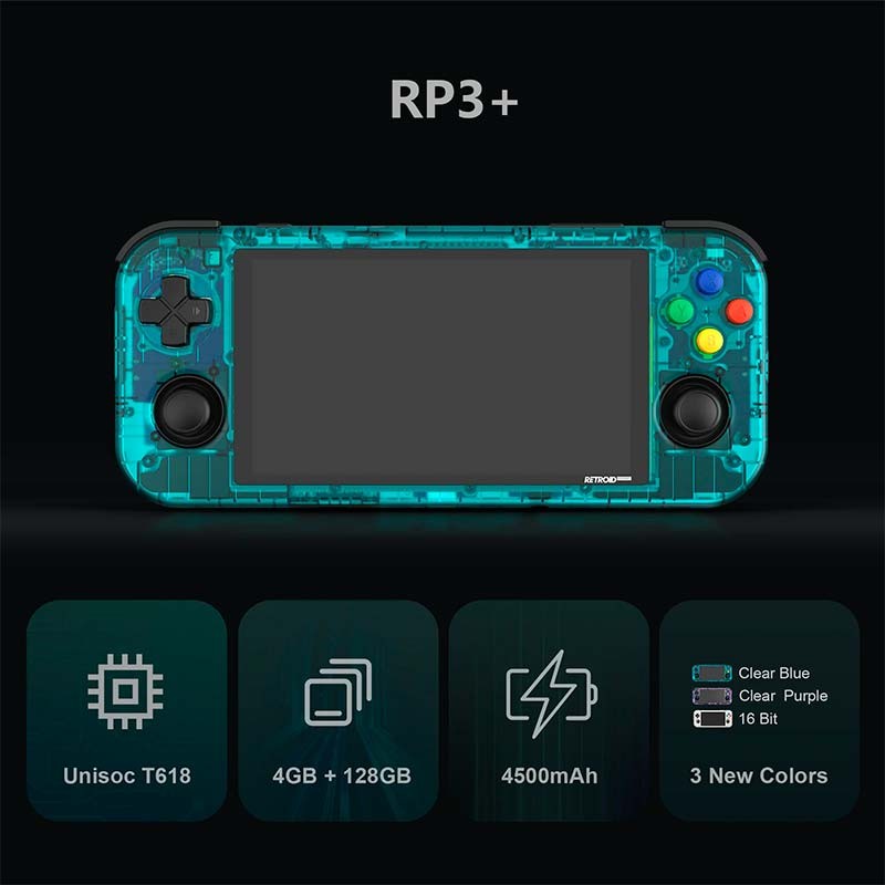 Retroid Pocket3+ 4Go/128Go/4.7'' Noir - Console portable - Ítem1