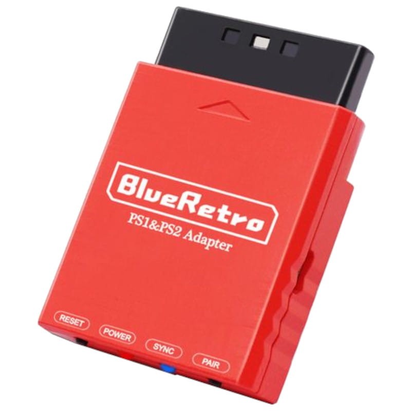RetroScaler BlueRetro PS1, PS2, PS4, PS5, Nintendo Switch Vermelho - Adaptador Gamepad - Item
