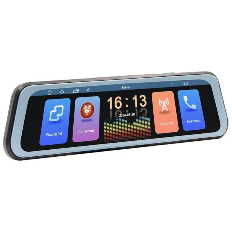 Espelho retrovisor SWM B5319R 9.36 Pouces Carplay/Android Auto Sem Fio Preto - Leitor multimédia para automóvel - Item