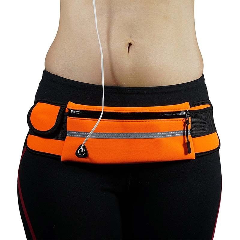 Riñonera Running Hidratación Universal Naranja - Ítem1