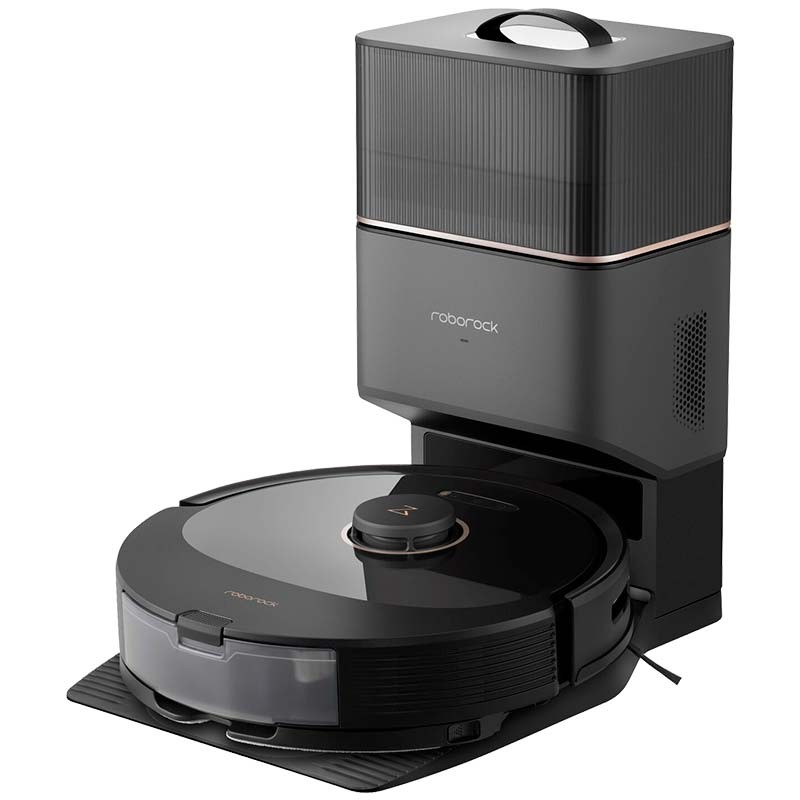Roborock Q8 Max Plus Preto + Base autoesvaziante - Aspirador Robô - Item