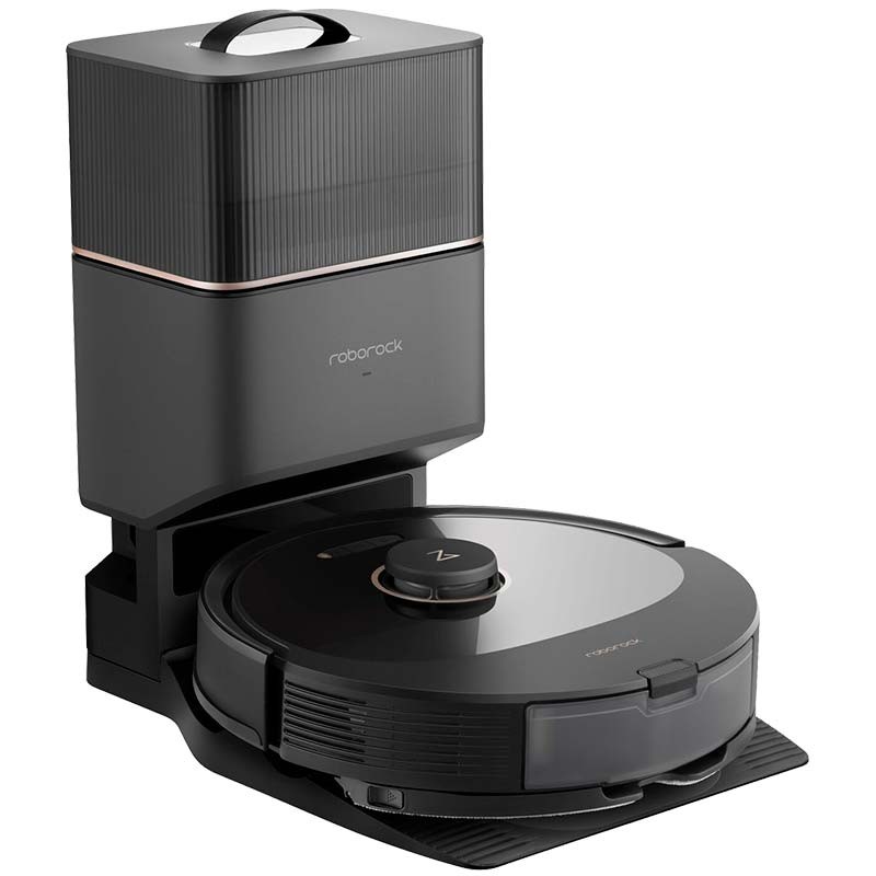 Roborock Q8 Max+ - Base auto-vidante - Aspirateur Robot - Noir