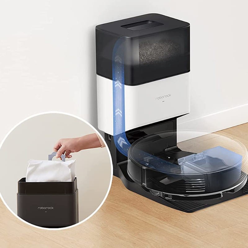 Roborock Q7 Max Plus Blanc + Base auto-vidante - Aspirateur robot - Class B Refurbished - Ítem2