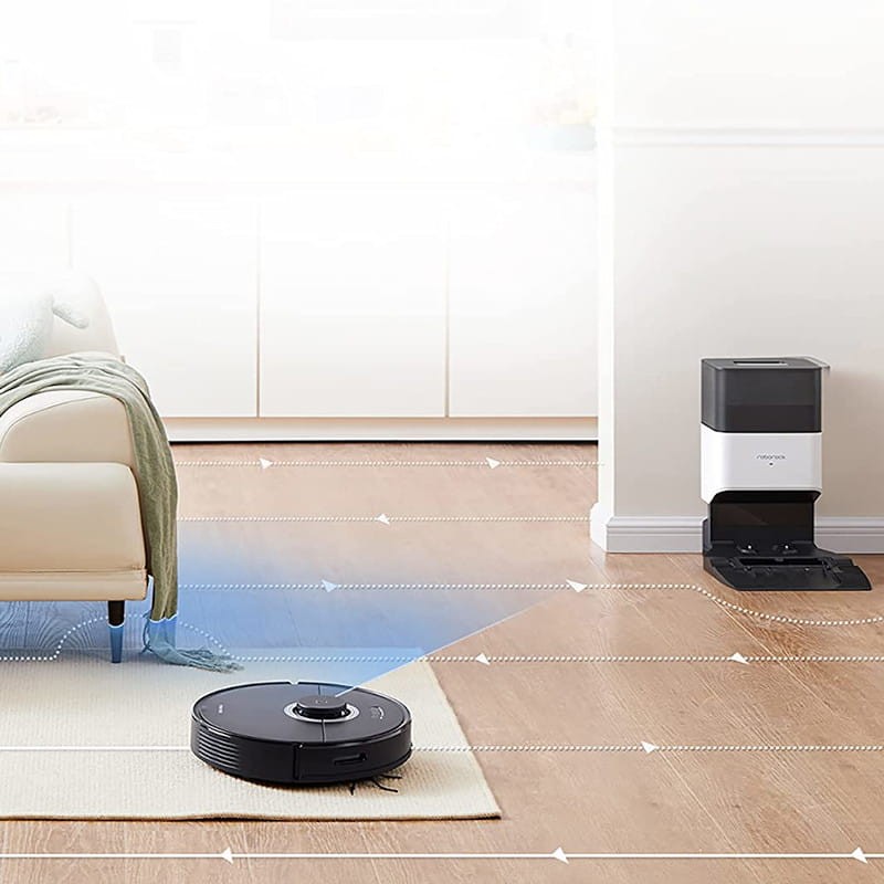 Roborock Q7 Max Plus Blanc + Base auto-vidante - Aspirateur robot - Class B Refurbished - Ítem4