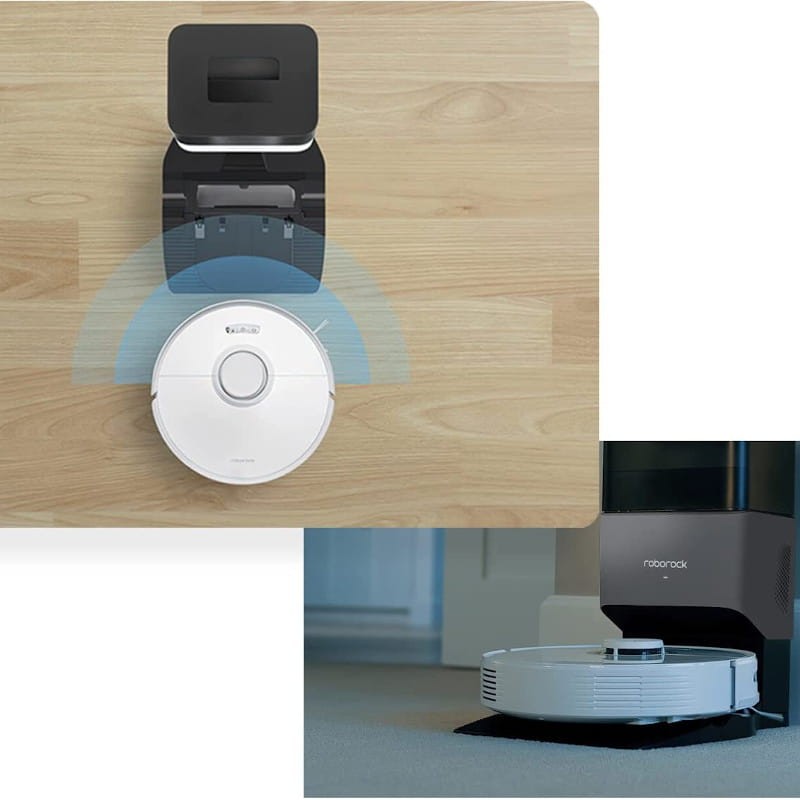 Roborock Q7 Max Plus Blanc + Base auto-vidante - Aspirateur robot - Class B Refurbished - Ítem5