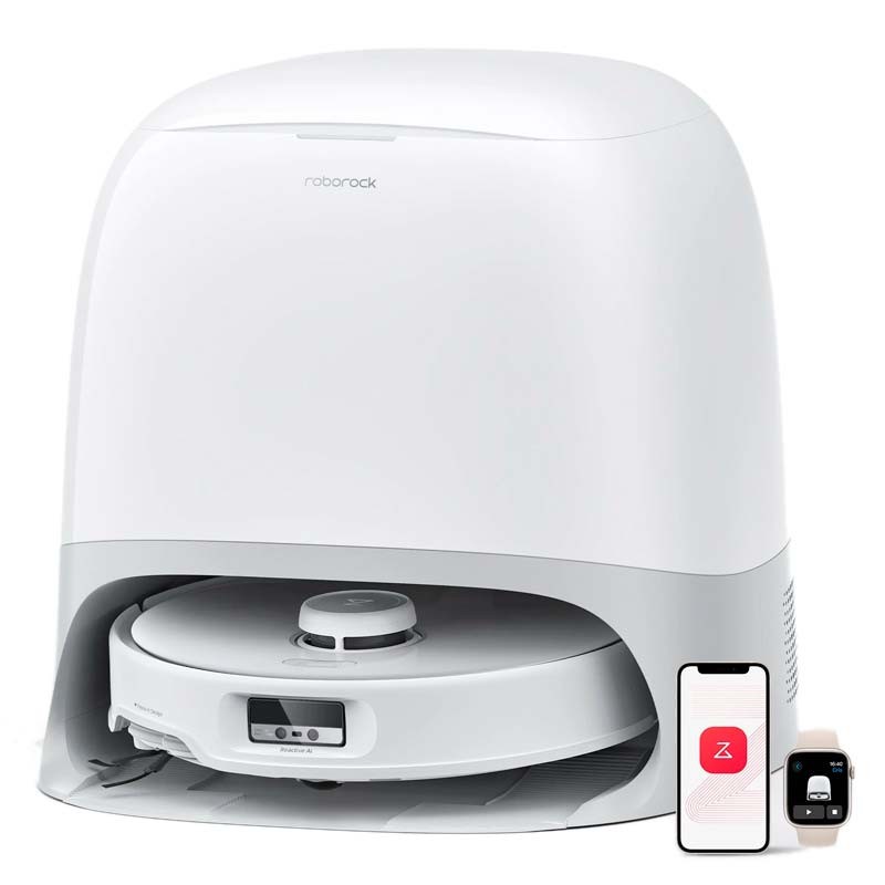 Roborock Qrevo Curv Blanc avec Base autonettoyant - Aspirateur Robot - Ítem