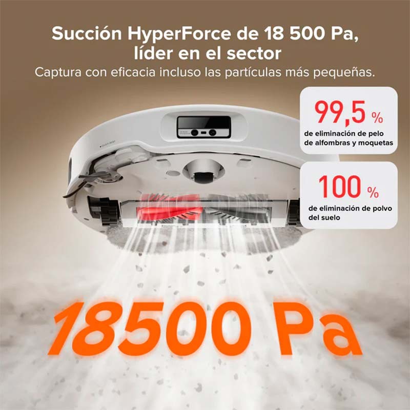 Roborock Qrevo Curv Blanc avec Base autonettoyant - Aspirateur Robot - Ítem3