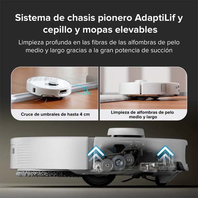 Roborock Qrevo Curv Blanc avec Base autonettoyant - Aspirateur Robot - Ítem5