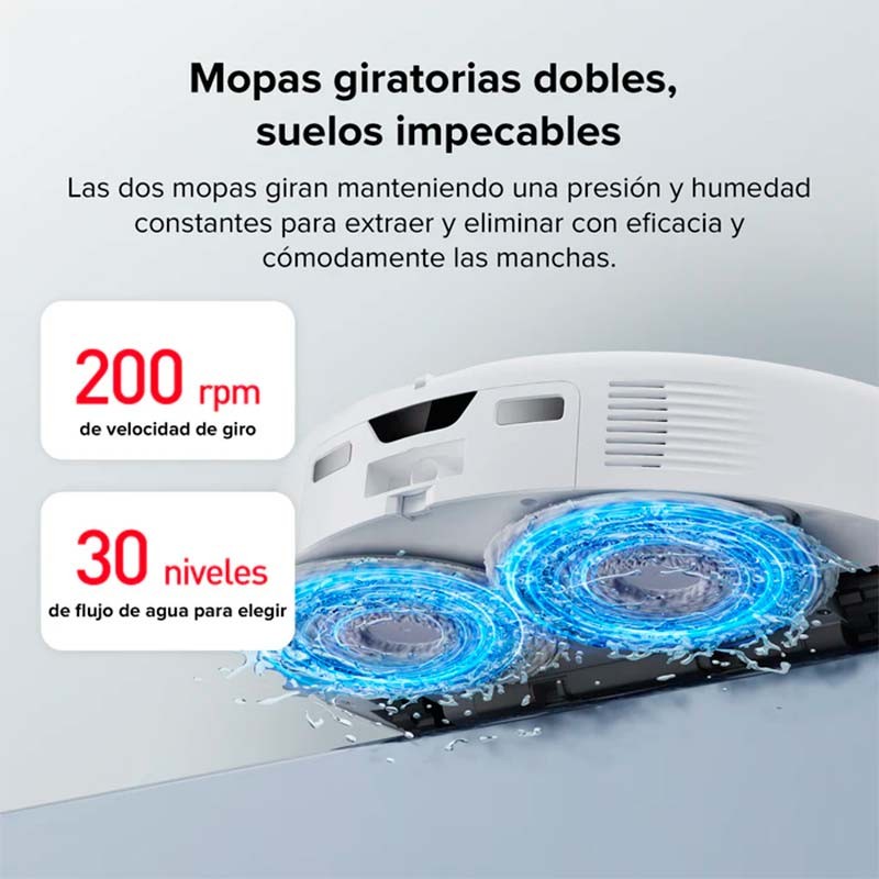 Roborock Qrevo Curv Blanc avec Base autonettoyant - Aspirateur Robot - Ítem6