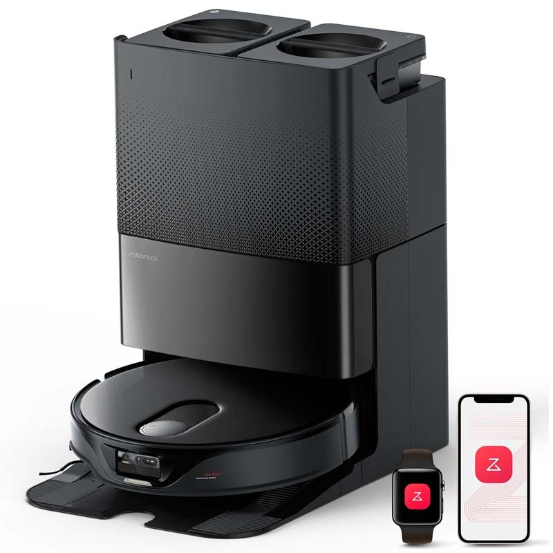 Roborock Qrevo Slim Preto com Base autolimpeza - Aspirador Robô - Item