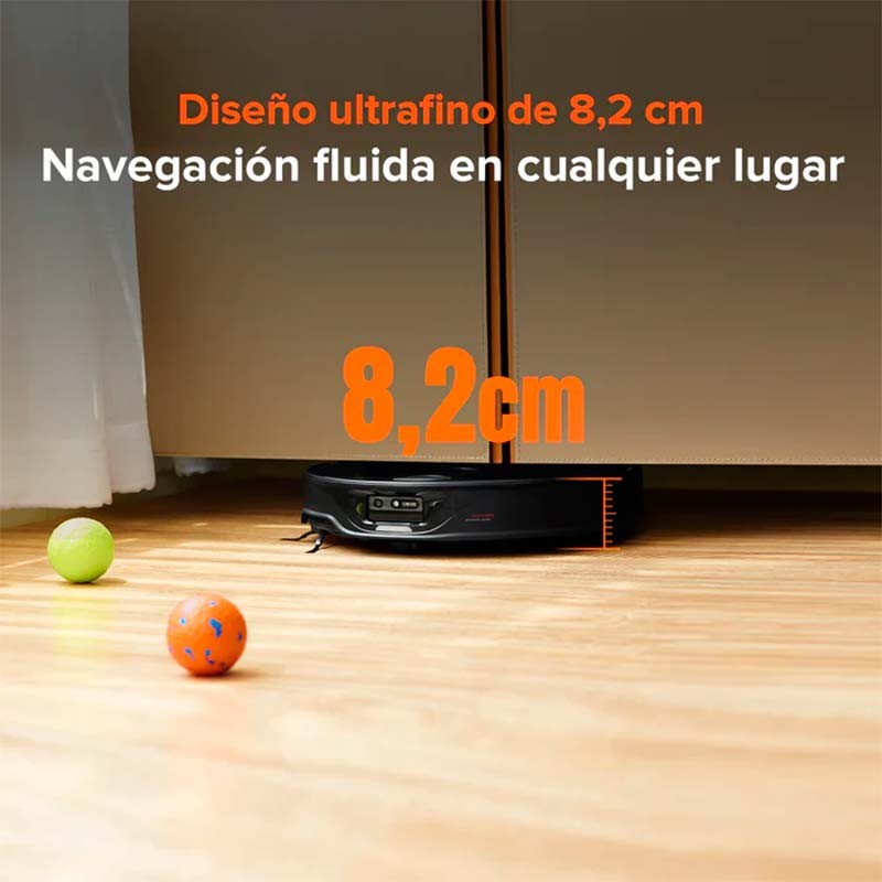 Roborock Qrevo Slim Preto com Base autolimpeza - Aspirador Robô - Item3