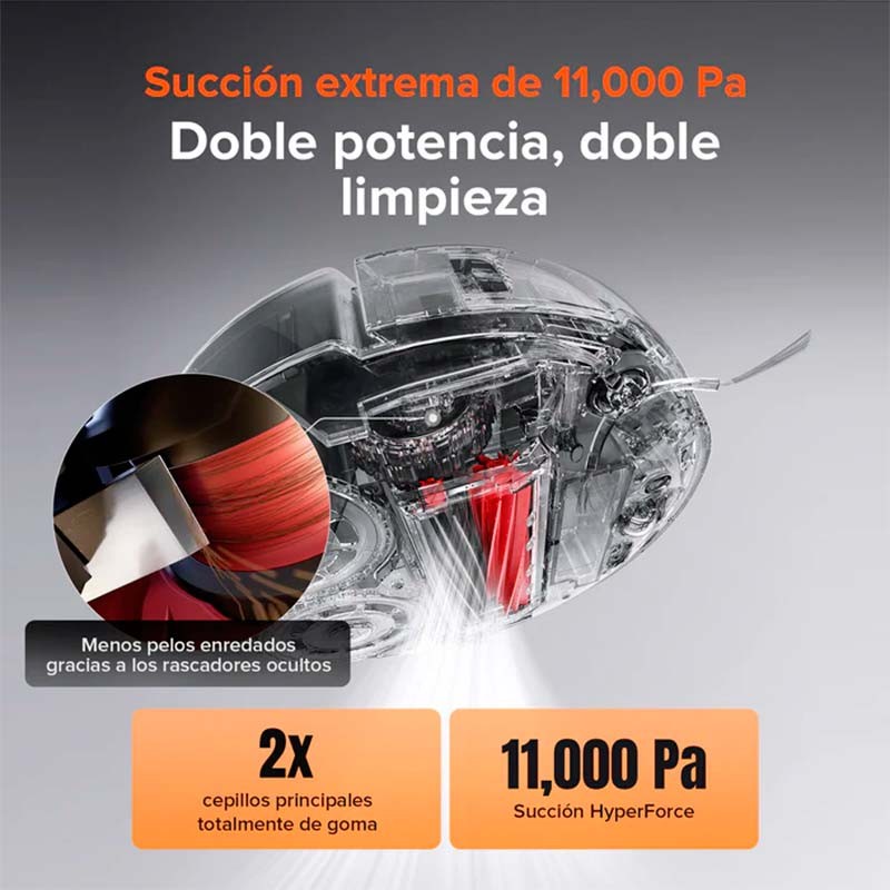 Roborock Qrevo Slim Preto com Base autolimpeza - Aspirador Robô - Item6