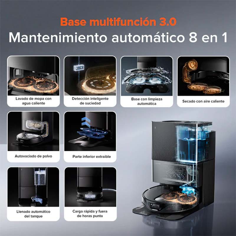 Roborock Qrevo Slim Preto com Base autolimpeza - Aspirador Robô - Item7