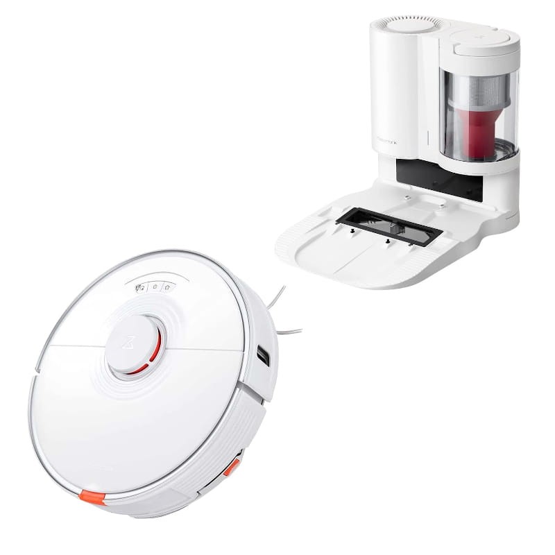 Roborock S7+ Blanco + Base de autovaciado RockDock - Aspirador Robot - Ítem