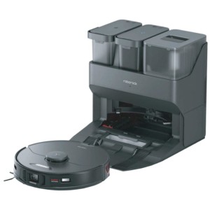 Roborock S7 MaxV Ultra Negro + Base de autovaciado y Depósito - Aspirador Robot